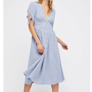 FREE PEOPLE Button Ties Dress